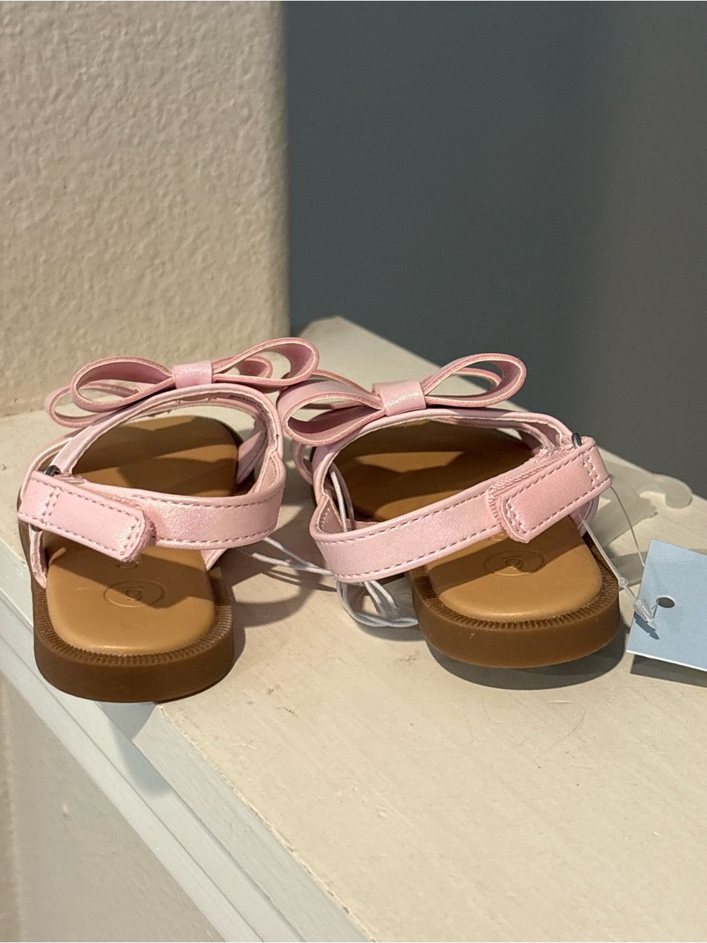Toddler Girls' Ruby Bow Sandals Pink - Cat & Jack Toddler Child Size 6 NEW - Picture 4 of 6